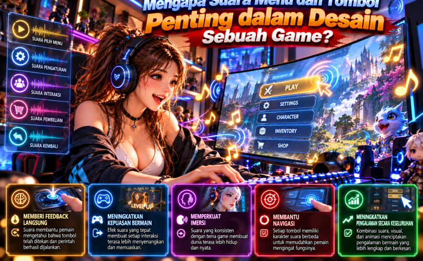 Mengapa Suara Menu dan Tombol Penting dalam Desain Sebuah Game?